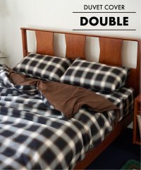 ACME Furniture/OMBRE CHECK DUVET COVER D　掛け布団カバー ダブル/508031139