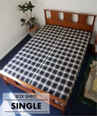ACME Furniture/OMBRE CHECK BOX SHEET S　ボックスシーツ シングル/508031141