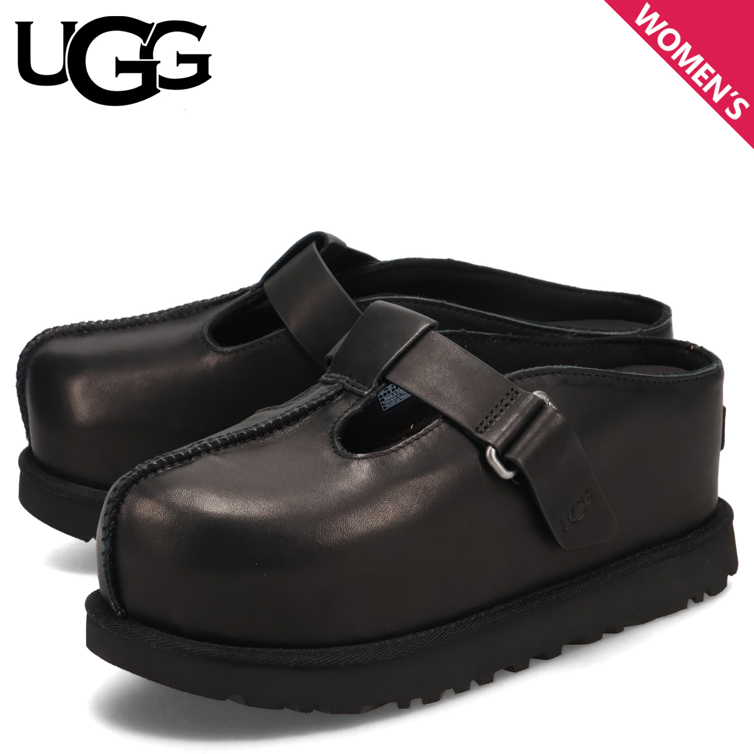 小林　UGG Goldenstar Hi ブラック サンダル Amazon.com | UGG Women's GOLDENSTAR HI Sandal, Black Leather