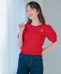 MISCH MASCH/ミッシュマッシュ MISCH MASCH 2025SS ブローチ付きケーブルニット/MM528302/508031614