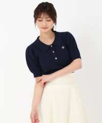 MISCH MASCH/【WEB限定】ミッシュマッシュ MISCH MASCH 2026春夏新作 ケーブル刺繍ポロニット/MM558304/508031618