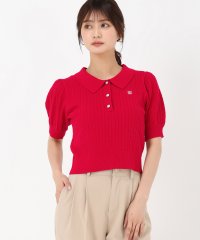 MISCH MASCH/【WEB限定】ミッシュマッシュ MISCH MASCH 2026春夏新作 ケーブル刺繍ポロニット/MM558304/508031618