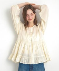 URBAN RESEARCH Sonny Label/フリルヘムコットン2wayガウンブラウス/508031707