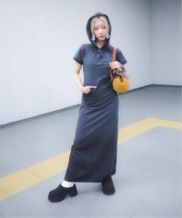 PULP/【Geek Office / ギークオフィス】LCDC HOODED TWISTED DRESS/508031738