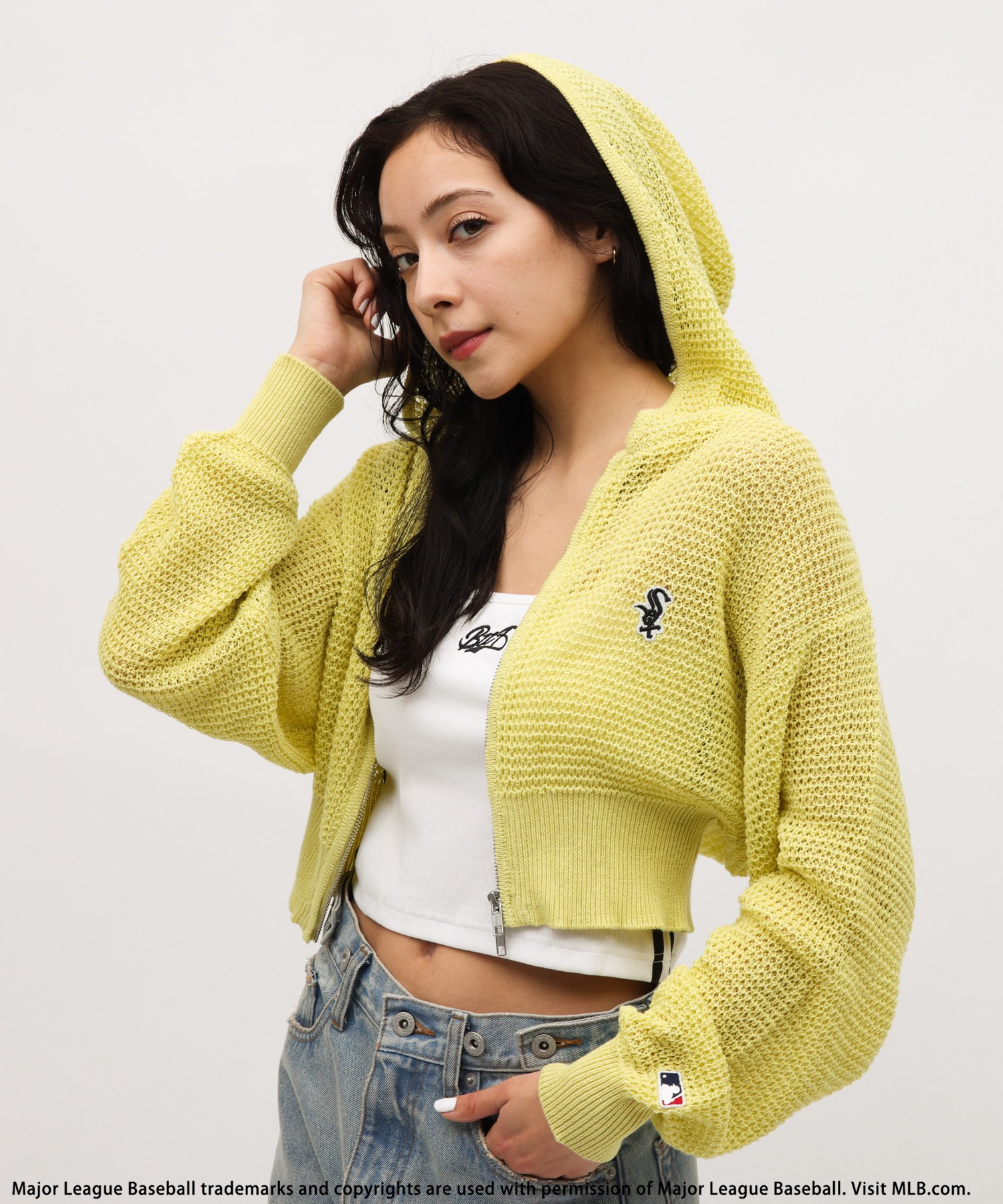 バック トゥー ザ フィールド （ビーティーティーエフ） BACK TO THE FIELD (BTTF) 【MLB】刺繍ワッペンメッシュニットZIP バック トゥー ザ フィールド （ビーティーティーエフ） BACK TO