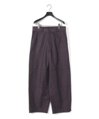 MIDIUMISOLID/MIDIUMISOLID Men’s コットンリネンパッチパンツ/508032172