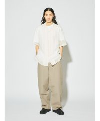 MIDIUMISOLID/MIDIUMISOLID Men’s コットンリネンパッチパンツ/508032172