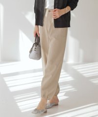 J.PRESS LADIES（LARGE SIZE）/【洗える】フィブリルツイル ベイカーパンツ/508032646