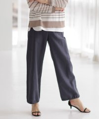 J.PRESS LADIES（LARGE SIZE）/【洗える】フィブリルツイル ベイカーパンツ/508032646
