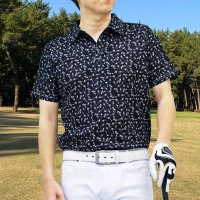 TopIsm/トップイズム TopIsm ゴルフ ポロシャツ メンズ ゴルフウェア 速乾ドライメッシュ ストレッチ 半袖 春夏 カモフラ 迷彩 総柄 千鳥格子 チェック 星ス/504691027