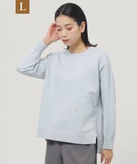 エヴェックス バイ クリツィア　Lサイズ/【L】【カタログ掲載品】【100回洗っても型崩れしない】【ウォッシャブル】テックスブリッドクルーネックプルオーバーニット/506883225