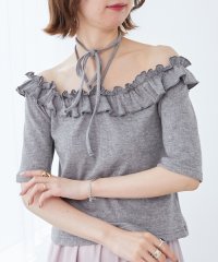 MAJESTIC LEGON/マルチwayチョーカーフリルトップス/507991223