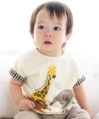 fillot de bebe reduction/天竺アニマルプリントTシャツ(70~90cm)/508012976