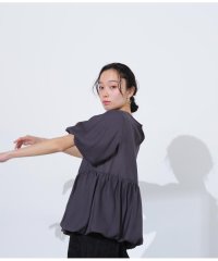 N Natural Beauty Basic/シアーペプラムブラウス/508029611