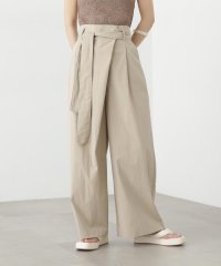 N Natural Beauty Basic/ベルト付きラップ風ワイドパンツ/508029614