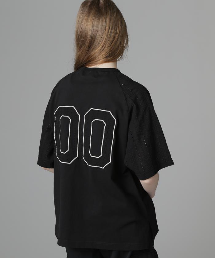 tシャツ 「WEB LIMITED Belle LINE」LACE NUMBERING T-SHIRT/レースナンバリングTシャツ レディース WEB LIMITED Belle LINE》LACE NUMBERING T－SHIRT/レース
