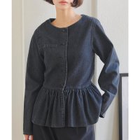 KOBE LETTUCE/コウベレタス KOBE LETTUCE バルーンペプラムデニムジャケット [K1359]/508031865