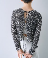  ＣＯＤＥ　Ａ/petit flower ribbon blouse/508032192
