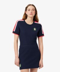 LACOSTESPORTS LADYS/ラコステ LACOSTE ショルダーメッシュバンド鹿の子Tシャツ/508032753