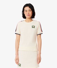 LACOSTESPORTS LADYS/ラコステ LACOSTE ショルダーメッシュバンド鹿の子Tシャツ/508032753