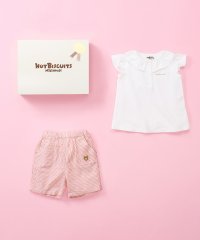 MIKI HOUSE HOT BISCUITS/半袖Tシャツ＆ハーフパンツセット【BOX付き】/508032818