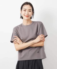 MICHEL KLEIN/ワンポイント刺繍Tシャツ/508032829