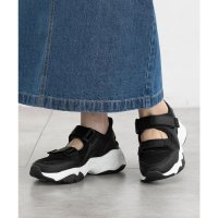 Honeys/ハニーズ Honeys スニーカーサンダル サンダル 靴 シューズ スニーカー メッシュ素材 合皮 フェイクレザー 厚底 ベーシックカラー カジュアル 配色 レ/508033070