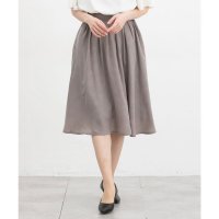 Honeys/ハニーズ Honeys フレアスカート ボトムス スカート ひざ丈 スタッフコラボ 大きいサイズ ジャカード 無地 花柄 後ろウエストゴム 裏地付き レディース/508033098