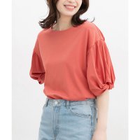 Honeys/ハニーズ Honeys 6分ボリューム袖トップス トップス カットソー ボリューム袖トップス ハニさら ボリューム袖 UVカット 接触冷感 無地 ボーダー柄 レ/508033130