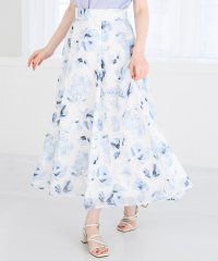 MISCH MASCH/ミッシュマッシュ MISCH MASCH 2025SS 水彩フラワーラメシフォンスカート/MM527204/508033154