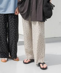 URBAN RESEARCH DOORS/リネンレーヨンドットイージーパンツ/508033186