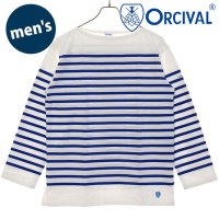 ORCIVAL/オーシバル ORCIVAL BOAT NECK L/S P.O. WHITE/PIRATE [#6101 SS25]/508033211