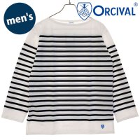 ORCIVAL/オーシバル ORCIVAL BOAT NECK L/S P.O. WHITE/PIRATE [#6101 SS25]/508033211