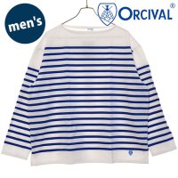 ORCIVAL/オーシバル ORCIVAL BOAT NECK LONG SLEEVE P.O. WHITE/PIRATE [#6231 SS25]/508033213