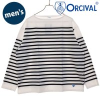 ORCIVAL/オーシバル ORCIVAL BOAT NECK LONG SLEEVE P.O. WHITE/PIRATE [#6231 SS25]/508033213