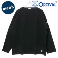 ORCIVAL/オーシバル ORCIVAL CREW NECK L/S P.O. ECRU/MARINE [#B473 SS25]/508033217