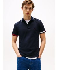 TOMMY HILFIGER/トミー ヒルフィガー TOMMY HILFIGER フラッグカフスリムフィットポロシャツ/508033261
