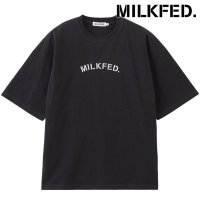 MILK FED/ミルクフェド MILKFED. EMBROIDERY ARCH STENCIL WIDE S/S TEE WHITE [103251011008 SS25]/508033298