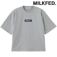 MILK FED/ミルクフェド MILKFED. EMBROIDERY BAR WIDE S/S TEE OFF－WHITE [103251011009 SS25]/508033299