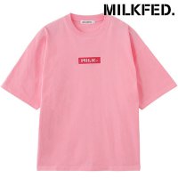 MILK FED/ミルクフェド MILKFED. EMBROIDERY BAR WIDE S/S TEE OFF－WHITE [103251011009 SS25]/508033299