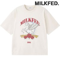 MILK FED/ミルクフェド MILKFED. PEGASUS VINTAGE STYLE WIDE S/S TEE OFF－WHITE [103251011012 SS25]/508033301