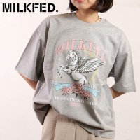 MILK FED/ミルクフェド MILKFED. PEGASUS VINTAGE STYLE WIDE S/S TEE OFF－WHITE [103251011012 SS25]/508033301