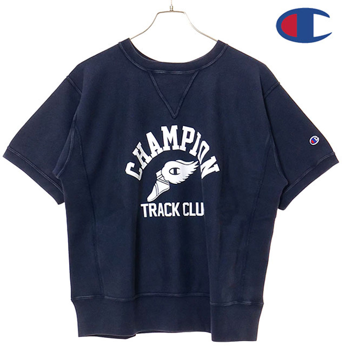 チャンピオン Champion REVERSE WEAVE SHORT SLEEVE CREW NECK