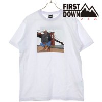 FIRST DOWN/ファーストダウン FIRST DOWN × RISA Spread Love SS TEE WHITE [F801101 SS25]/508033377