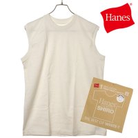 Hanes/ヘインズ Hanes 1P T－SHIRTS SHIRO スリーブレスTシャツ WHITE [HM3－B201 SS25]/508033399