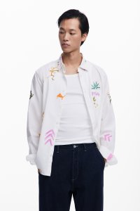 Desigual/デシグアル Desigual CAMEL シャツロングスリーブ/508033428