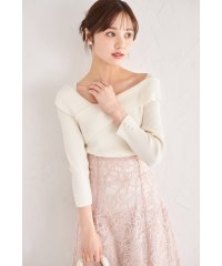 tocco closet/トッコクローゼット tocco closet フラワーレース刺繍バックレースアップマーメイドスカート/508033515