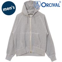 ORCIVAL/オーシバル ORCIVAL ZIP HOODIE HEATHER－GREY [OR－C0427 SS25]/508033524