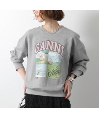 GANNI/ガニー GANNI GANNI スウェットシャツ T4284 ISOLI BD OVERSIZED SWEATSHIRT/508033731