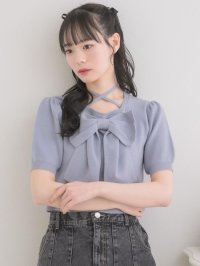 Emsexcite/エムズエキサイト ems excite BIGリボンパフ袖NT/508033953